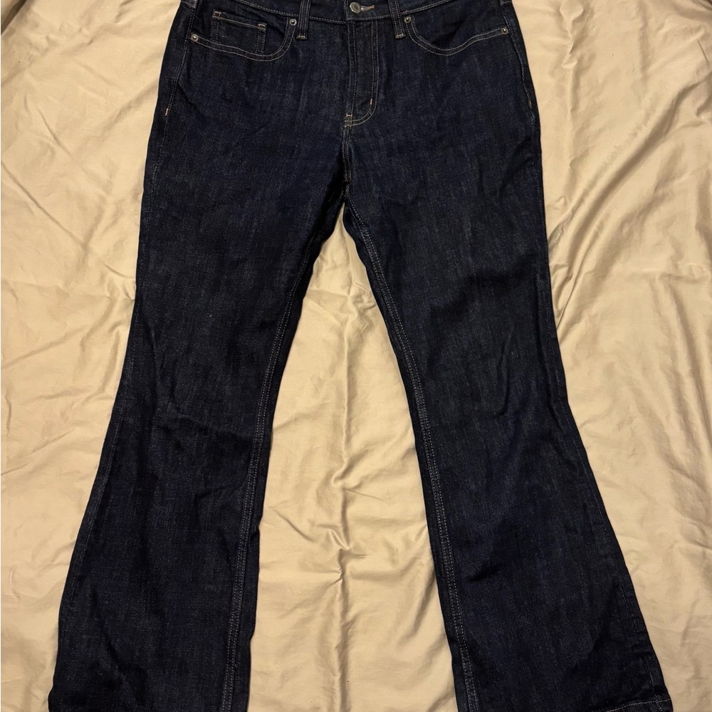 Old Navy Mid-rise Bootcut Dark Blue Denim Jeans